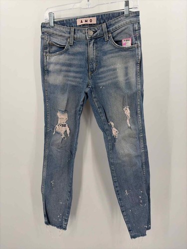 Jeans usati amo blu taglia - jeans,